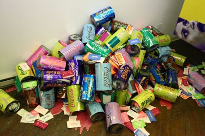 Tasty Pile (from Tasty installation), dimensions variable, mixed media, 2012.