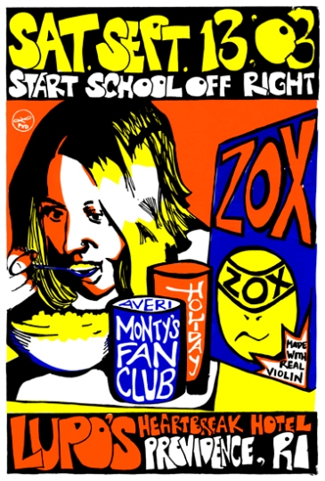Zox Cereal, 16" x 20", screenprint, 2003.